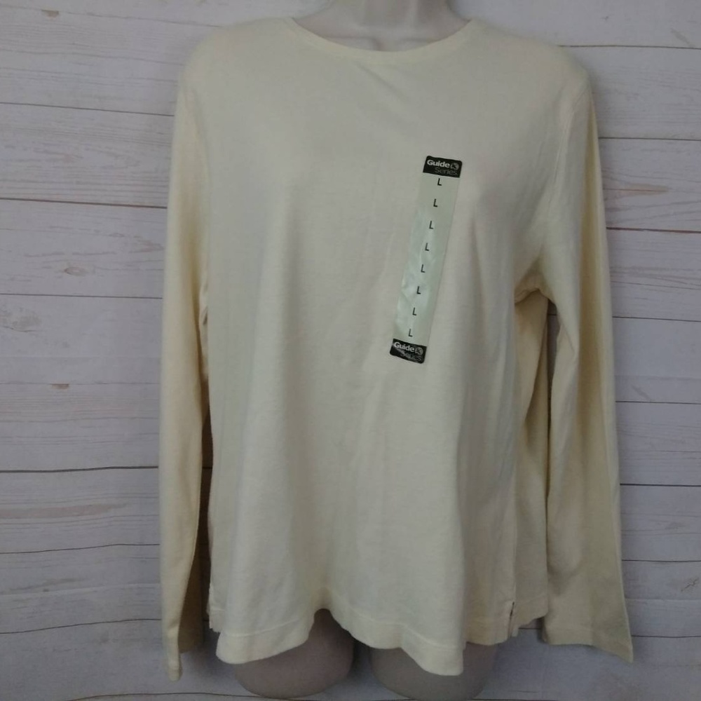 Guide Series Yellow Long Sleeve Basic T-Shirt NWT